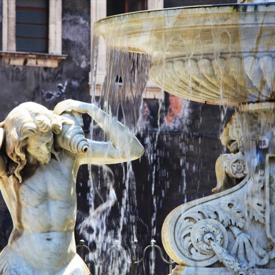 Catania amenano fontain