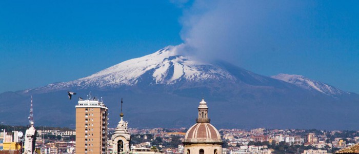 Catania vista etna